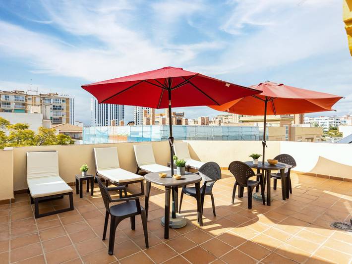 Loft voor 3 personen, met terras in Malaga