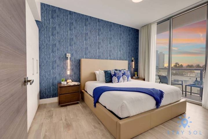 Vacation rental for 4 people, with balcony, child-friendly in Hollywood (FL)