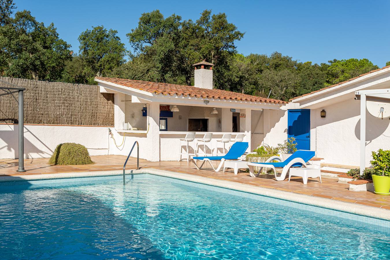 Villa 'Sea près des golfs-El Sol Naciente' con vistas a la montaña, piscina y Wi-Fi in Santa Cristina de Aro, Costa Brava